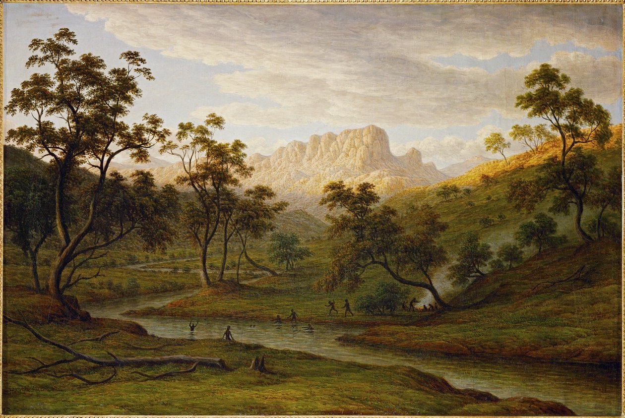Coucher de soleil à Ben Lomond, Tasmanie ... - John Glover