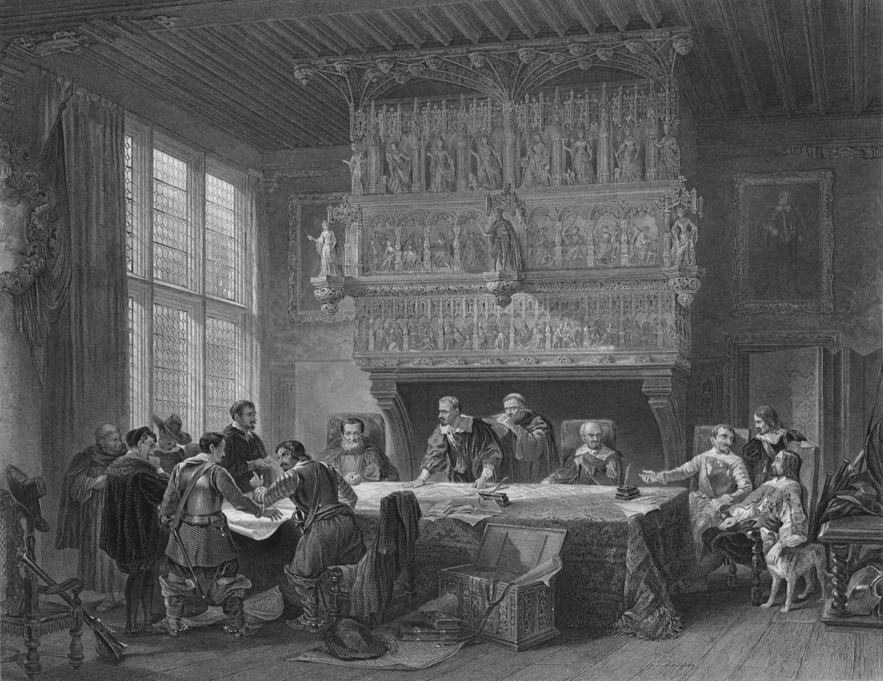 Le conseil de guerre à Courtrai - John Godfrey