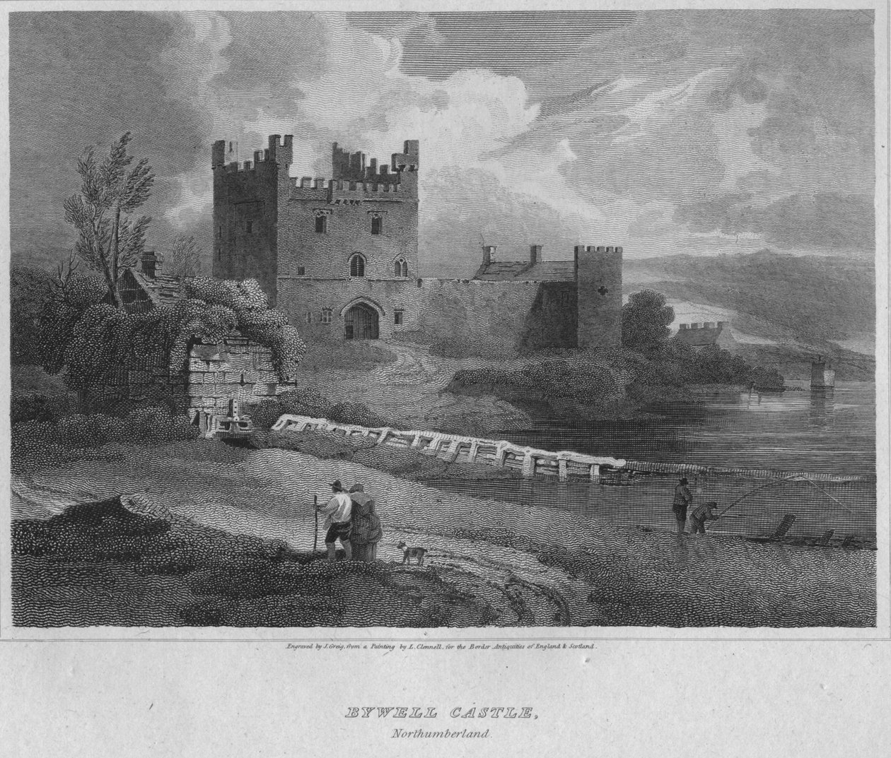 Château de Bywell, Northumberland, 1814 - John Greig