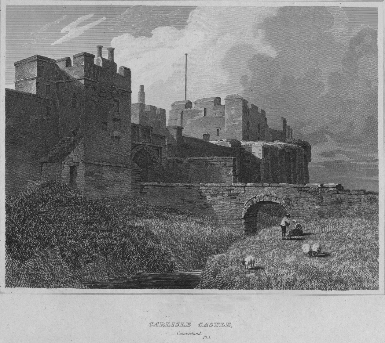 Château de Carlisle, Cumberland, 1814 - John Greig
