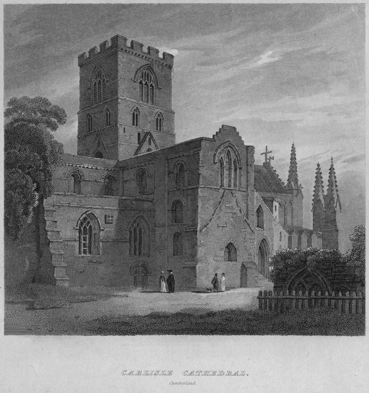 Cathédrale de Carlisle, Cumberland, 1814 - John Greig