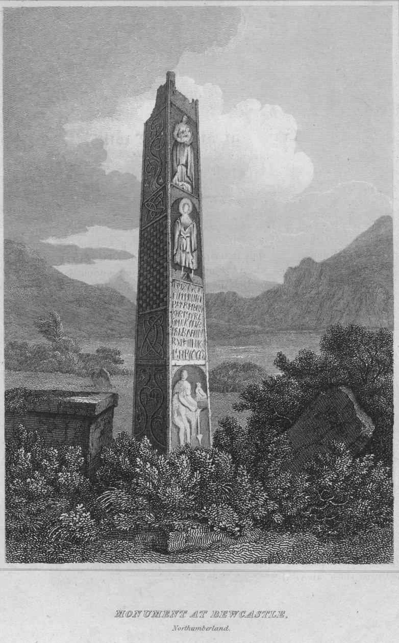 Monument à Bewcastle. Northumberland, 1814 - John Greig