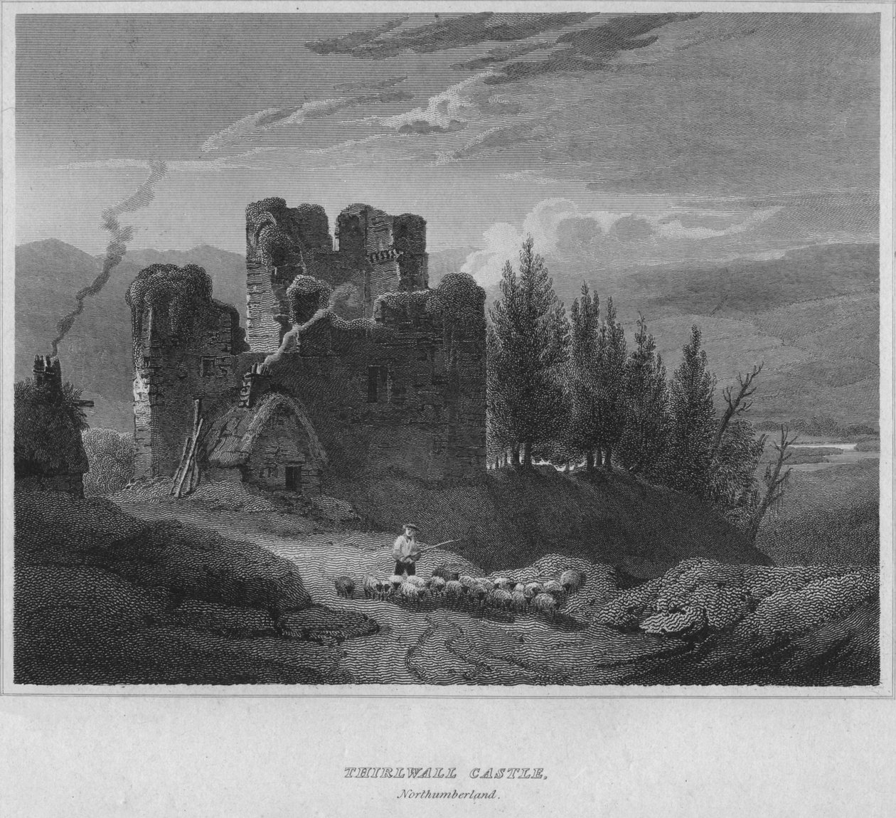 Château de Thirlwall, Northumberland, 1814 - John Greig