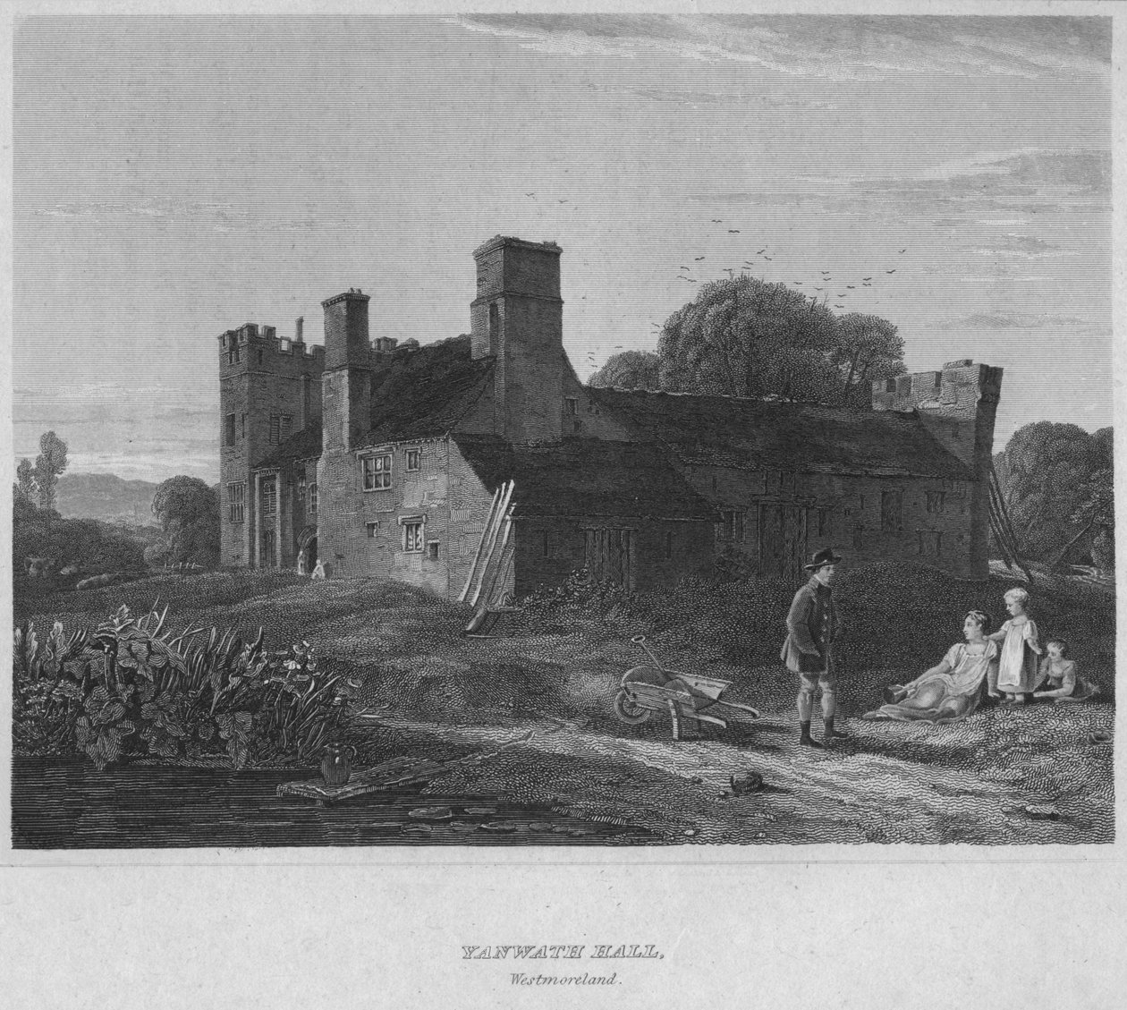 Yanwath Hall, Westmoreland, 1814 - John Greig