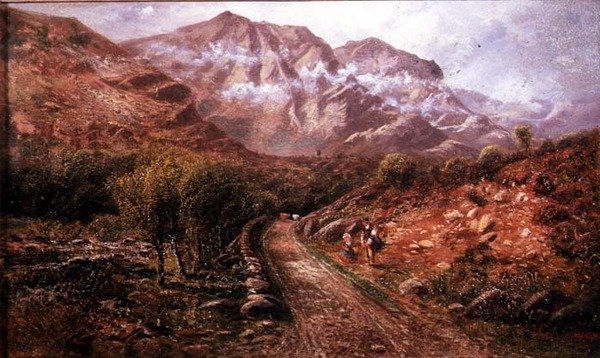 Eel Crags, Borrowdale, Cumberland - John Gunson Atkinson