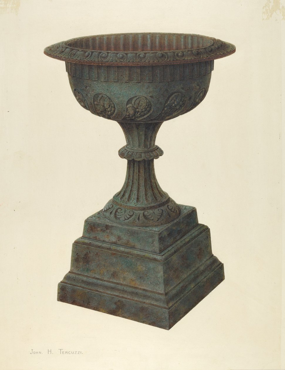 Urne de jardin - John H. Tercuzzi
