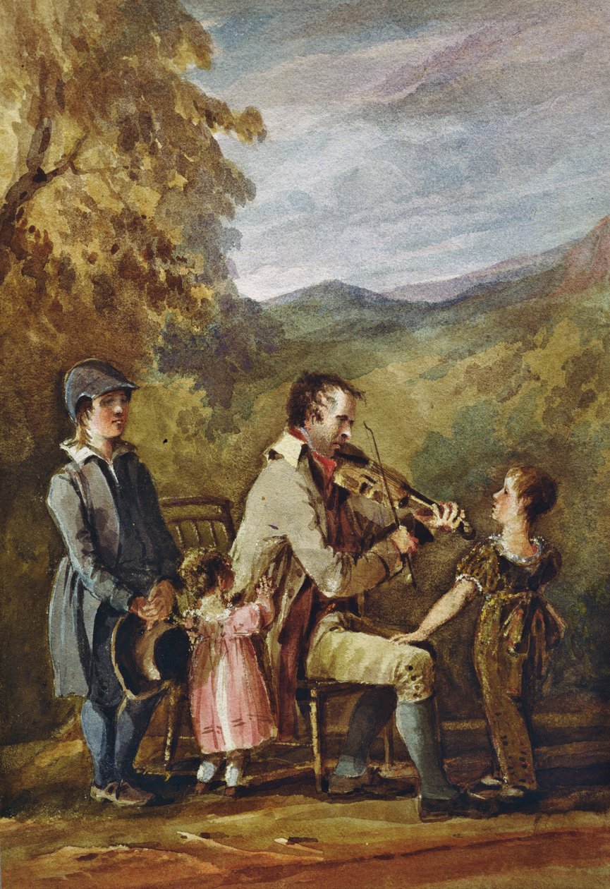 Joueur de violon aveugle - John Harden