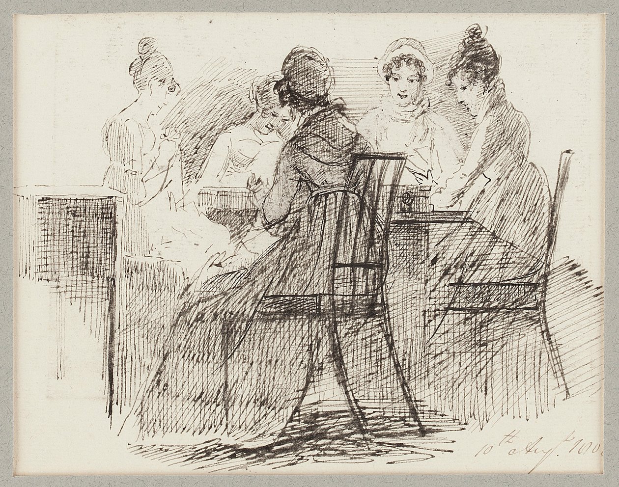Groupe assis, 1808 - John Harden