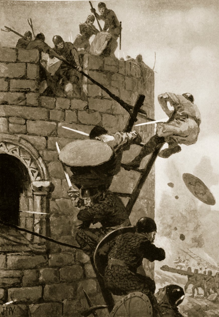 Le Siège du Château de Carmarthen - John Harris Valda