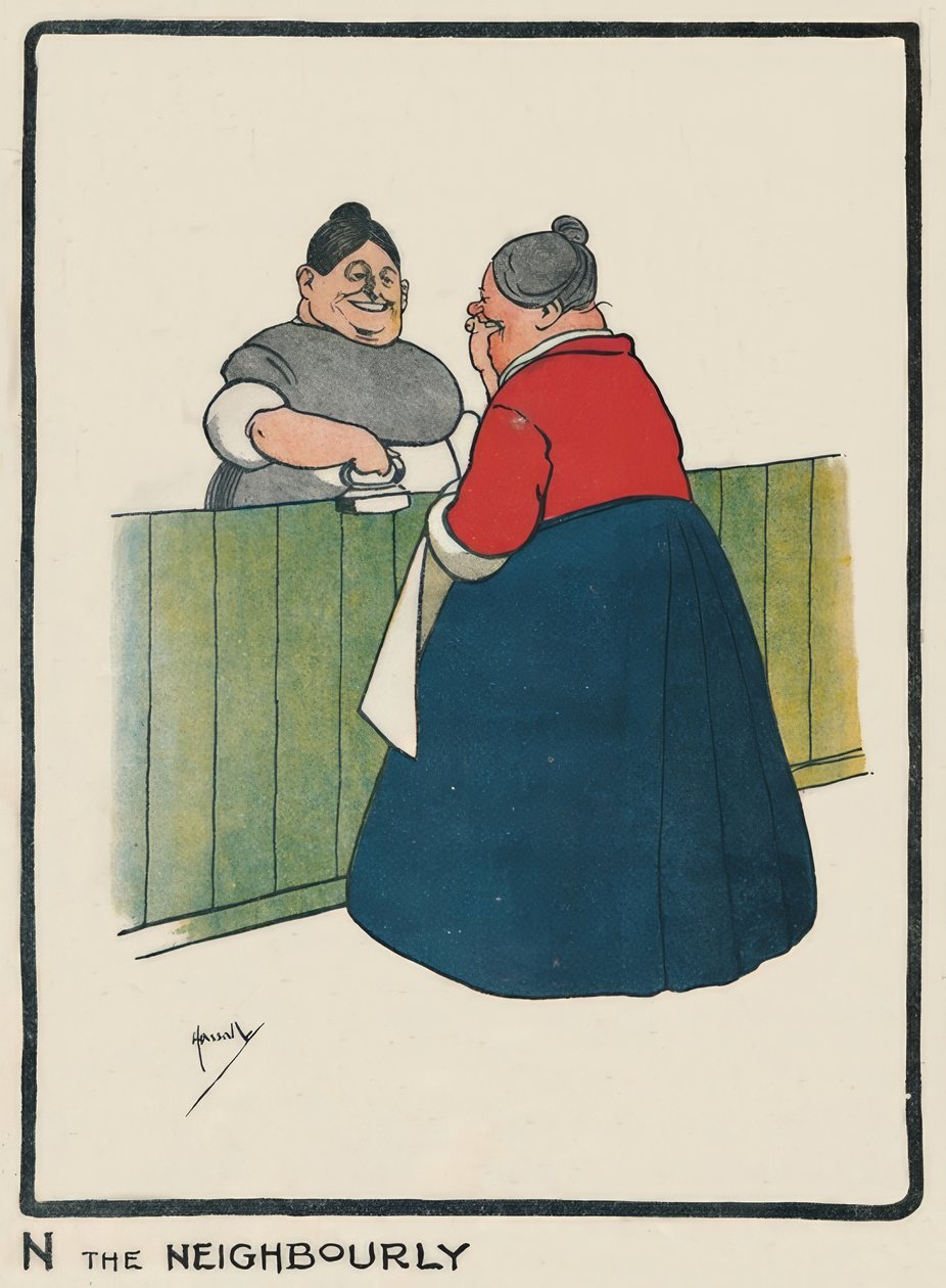 N the Neighbourly / J. Hassall / Dessin, 1903 - John Hassall