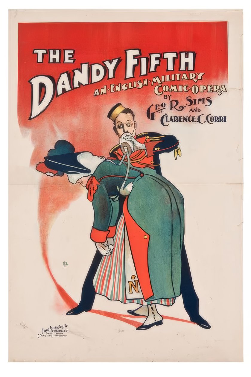 "The Dandy Fifth" / J. Hassall / Affiche, 1898 - John Hassall