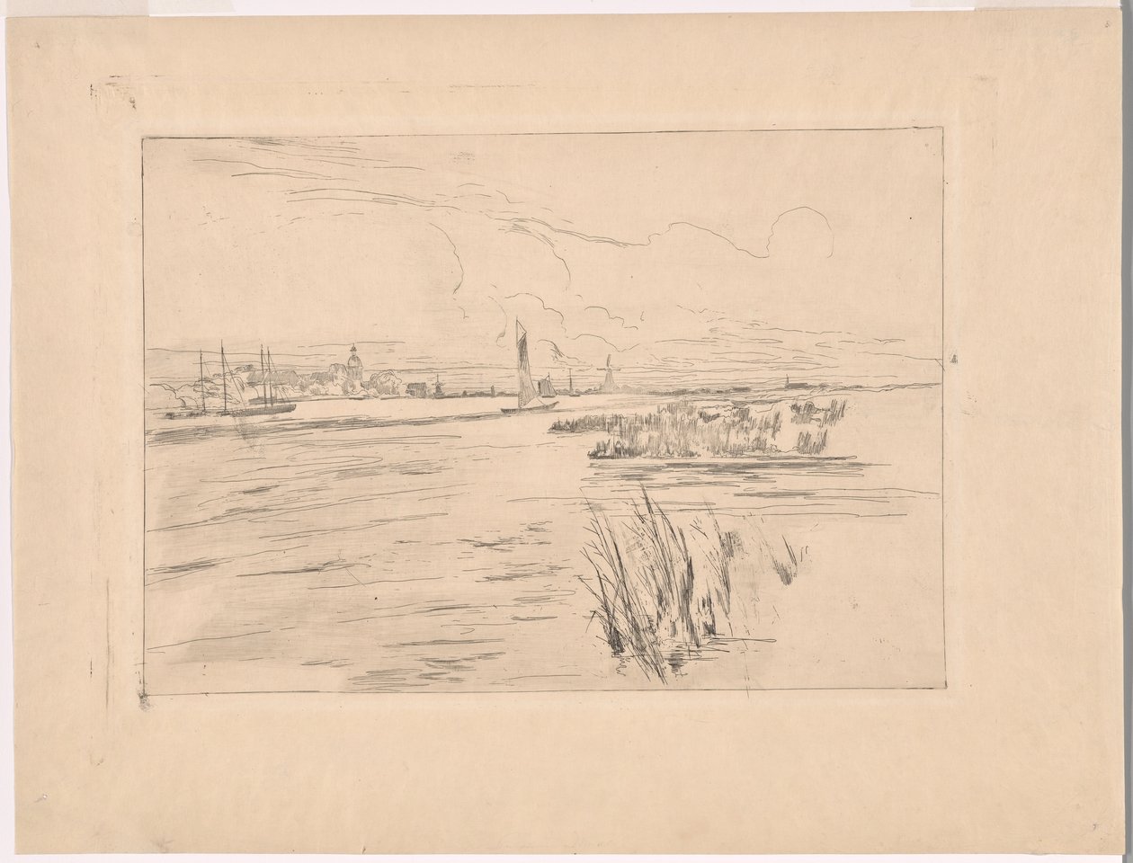Holland Dykes - John Henry Twachtman