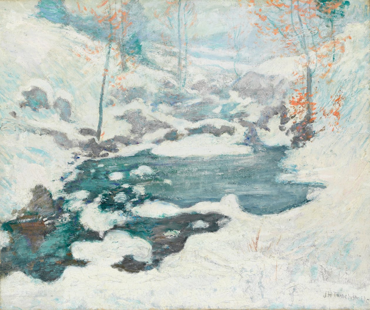 Icebound (en anglais) - John Henry Twachtman
