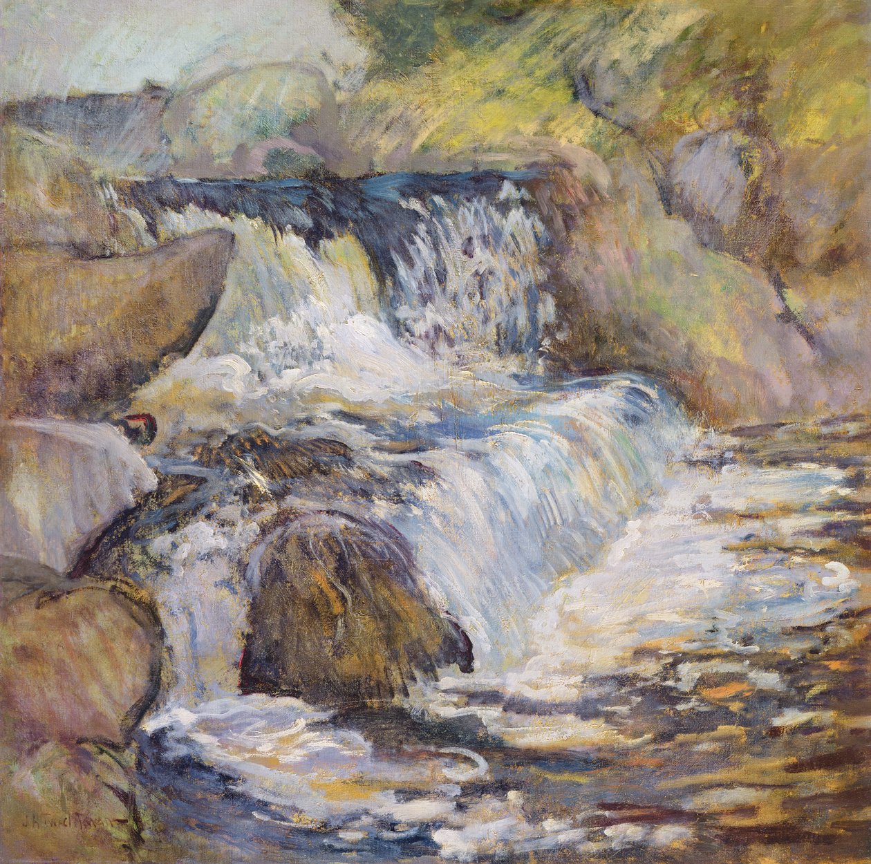 La Cascade - John Henry Twachtman
