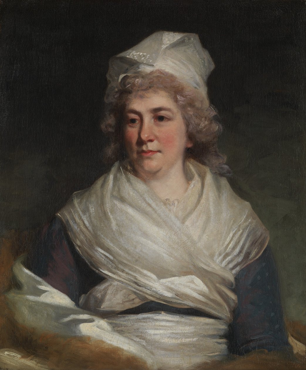 Mme Richard Bache Sarah Franklin - John Hoppner