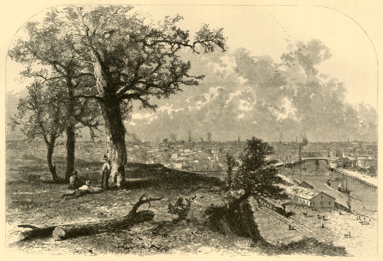 Cleveland, depuis la colline de Scranton - John J. Harley