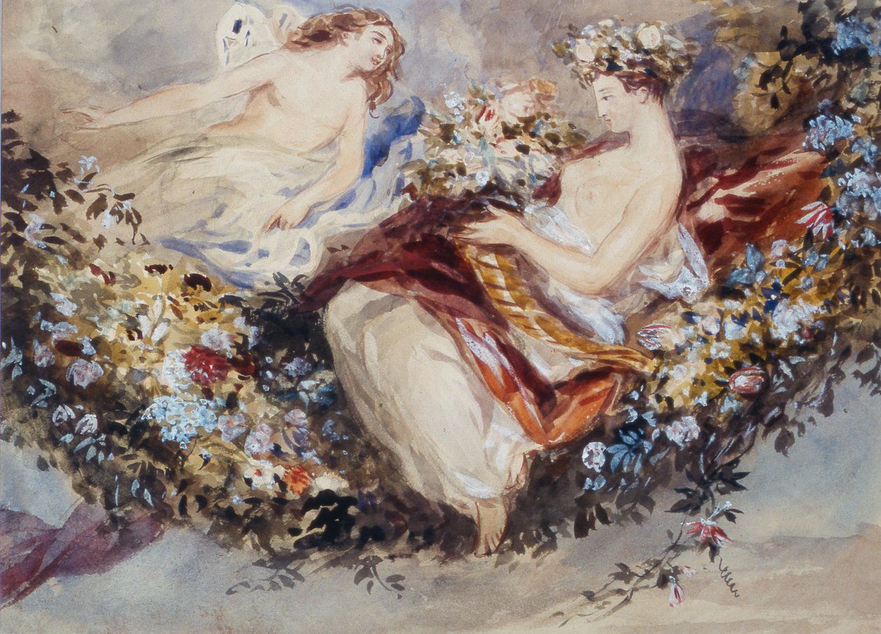 Flore et Zéphyr - John James Chalon