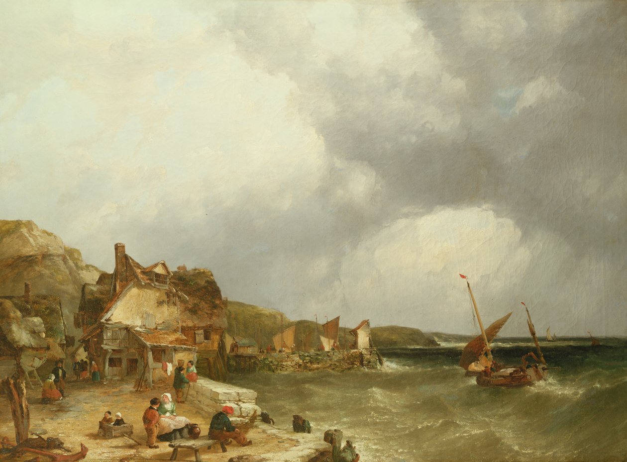 La côte à Étaples, 1853 - John James Wilson