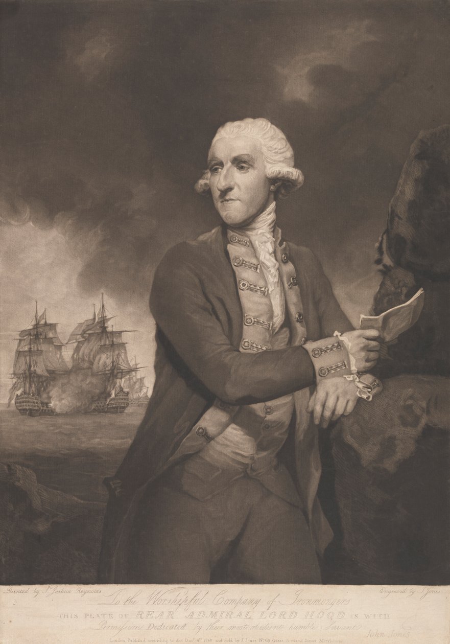 Vice-amiral Lord Hood - John Jones