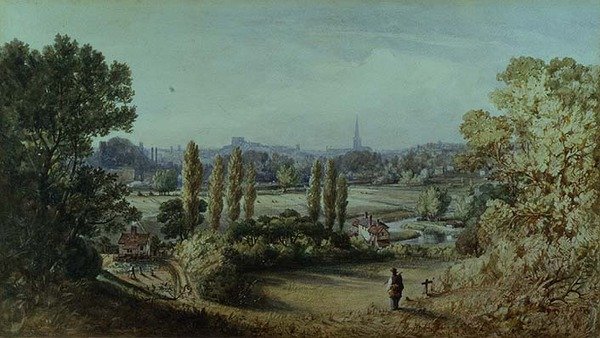 Norwich depuis Crown Point - John Joseph Cotman