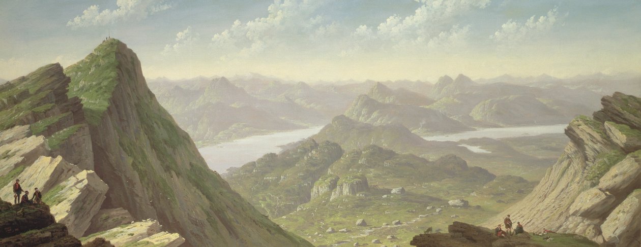 Vue nord-ouest depuis Ben Lomond - John Knox