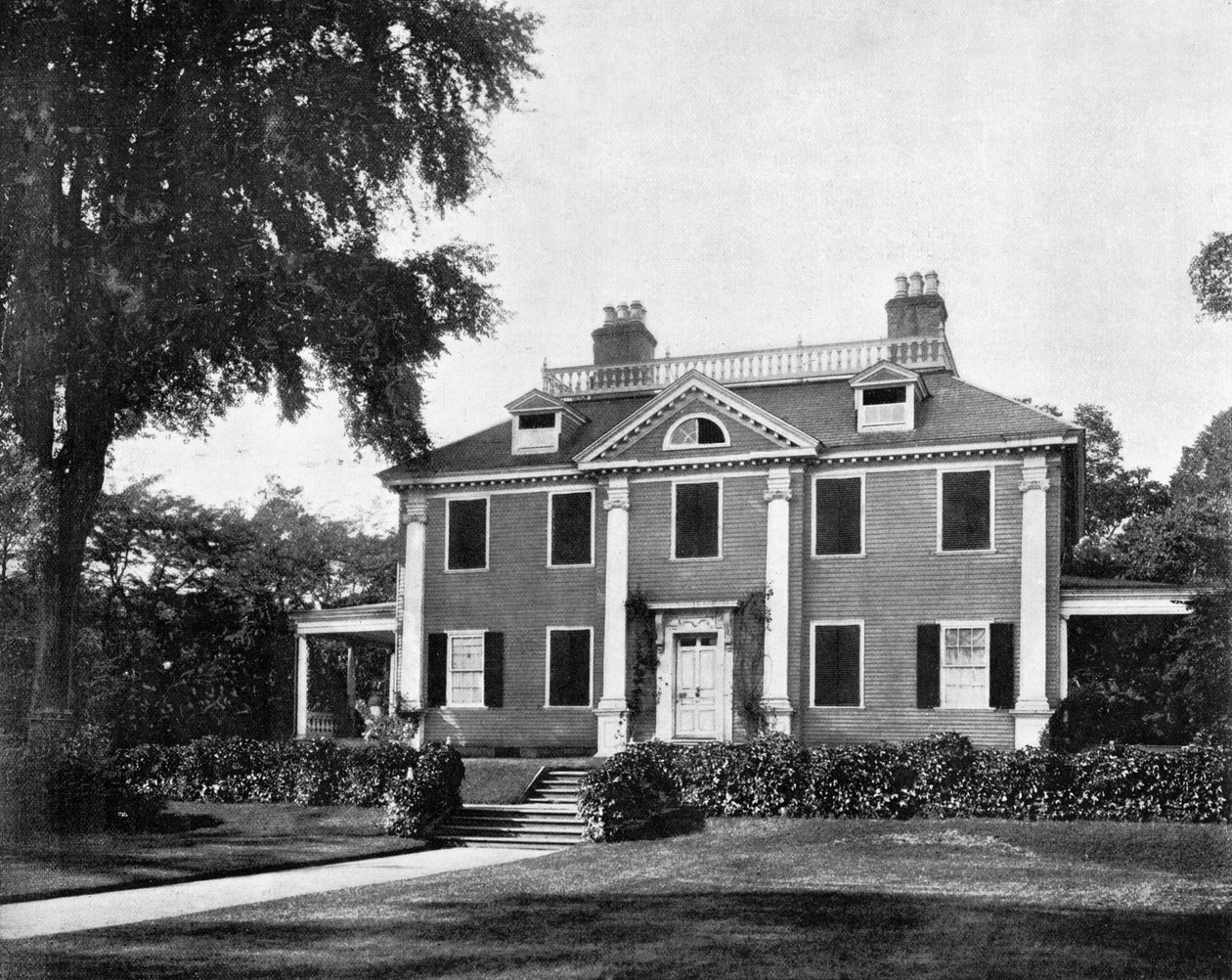 Maison de Longfellow, Cambridge, Massachusetts, USA, 1893 - John L. Stoddard