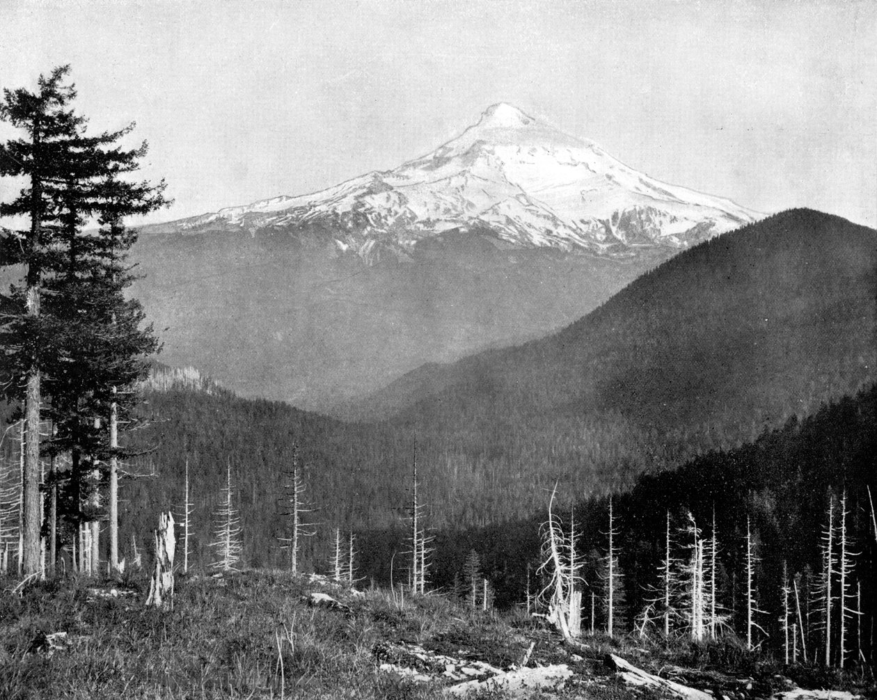 Mont Hood, Oregon, USA, 1893 - John L. Stoddard