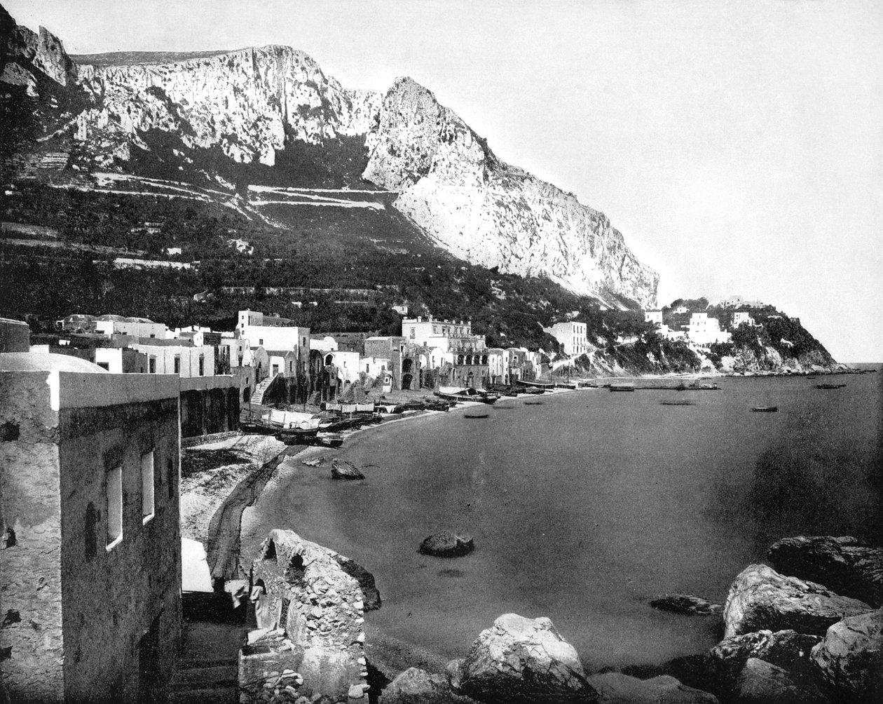 La Marina, Capri, Italie, 1893 - John L. Stoddard