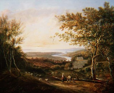 Vue de la vallée de la Wye - John Laporte