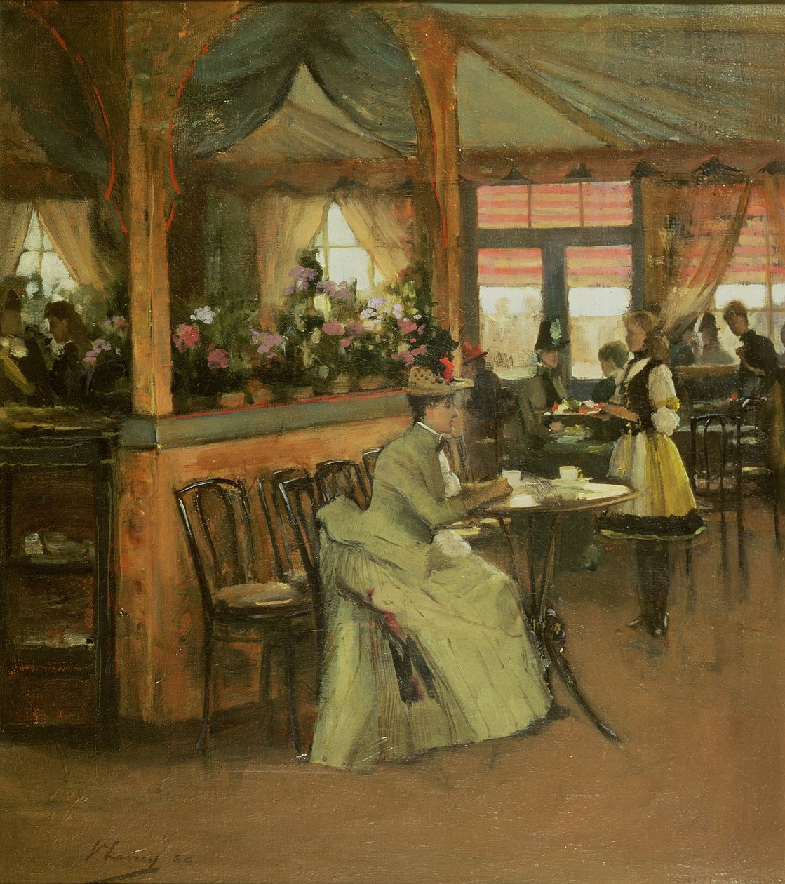 Une tasse de chocolat (1888) - John Lavery