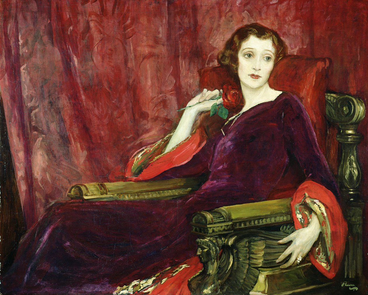 La Rose Rouge, 1923 - John Lavery