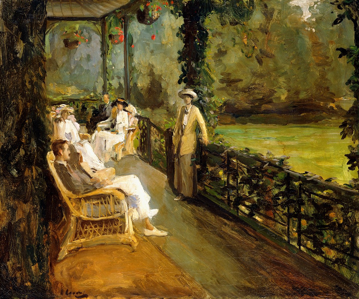 La véranda - John Lavery