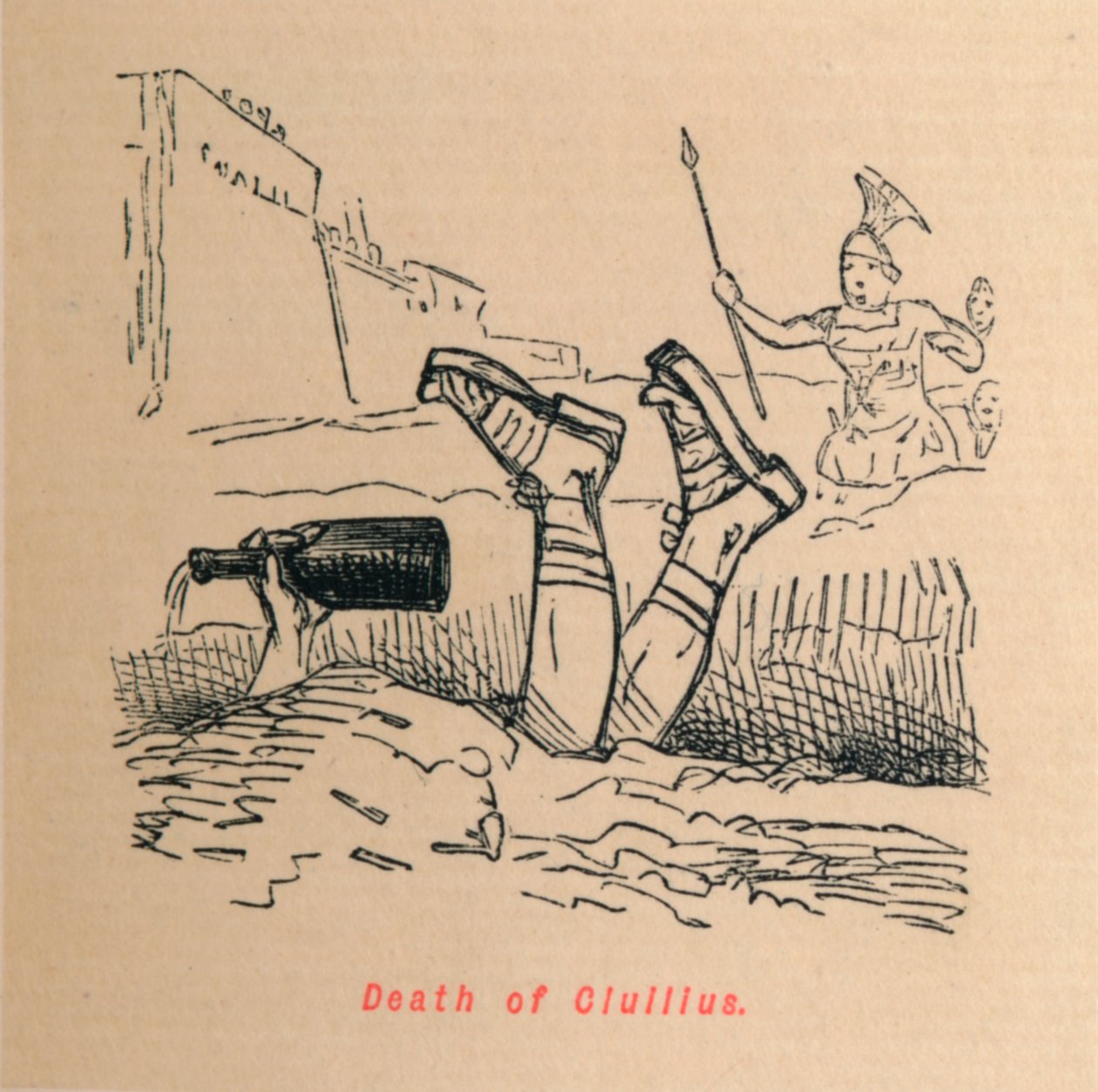 Mort de Ciuilius, 1852 - John Leech