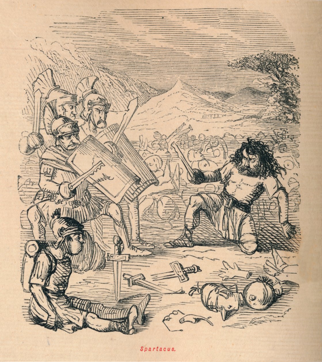 Spartacus, 1852 - John Leech