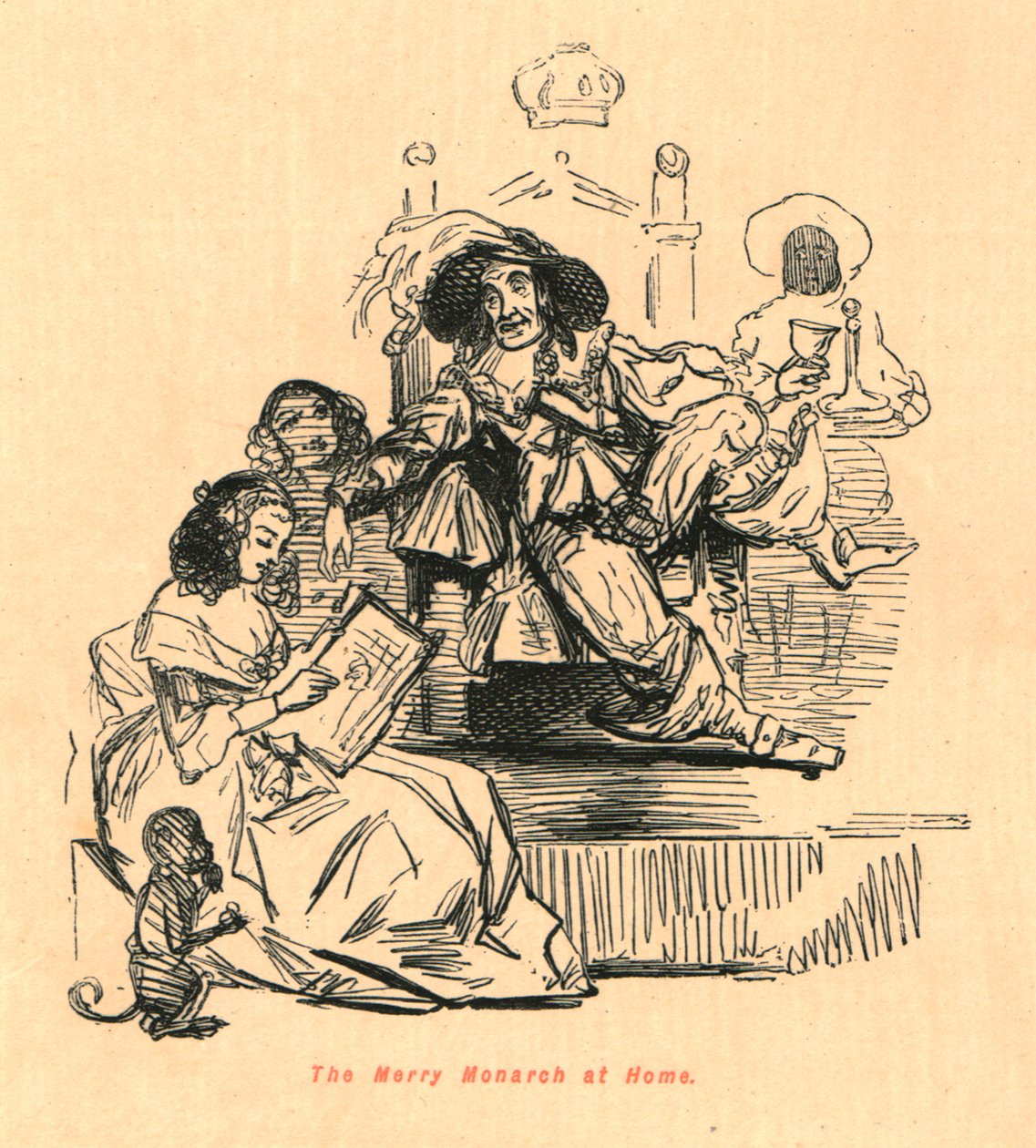 Le Joyeux Monarque chez lui, 1897 - John Leech