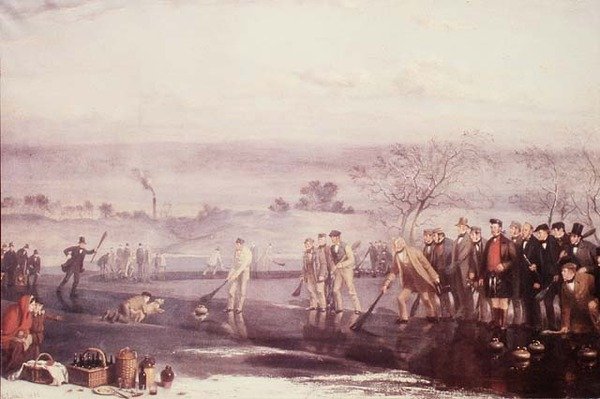 Curling à Rowyards Loch - John Levack