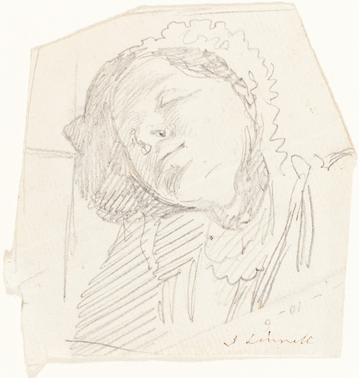 Une femme se reposant - John Linnell