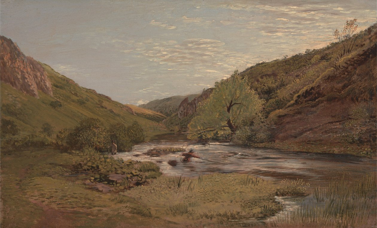 À Dovedale - John Linnell