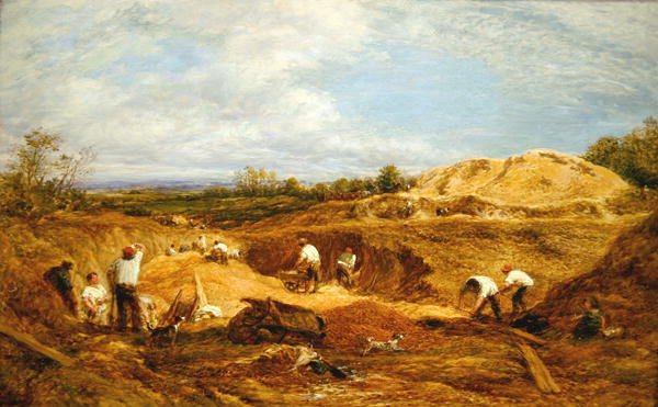 Les fosses de gravier de Kensington - John Linnell