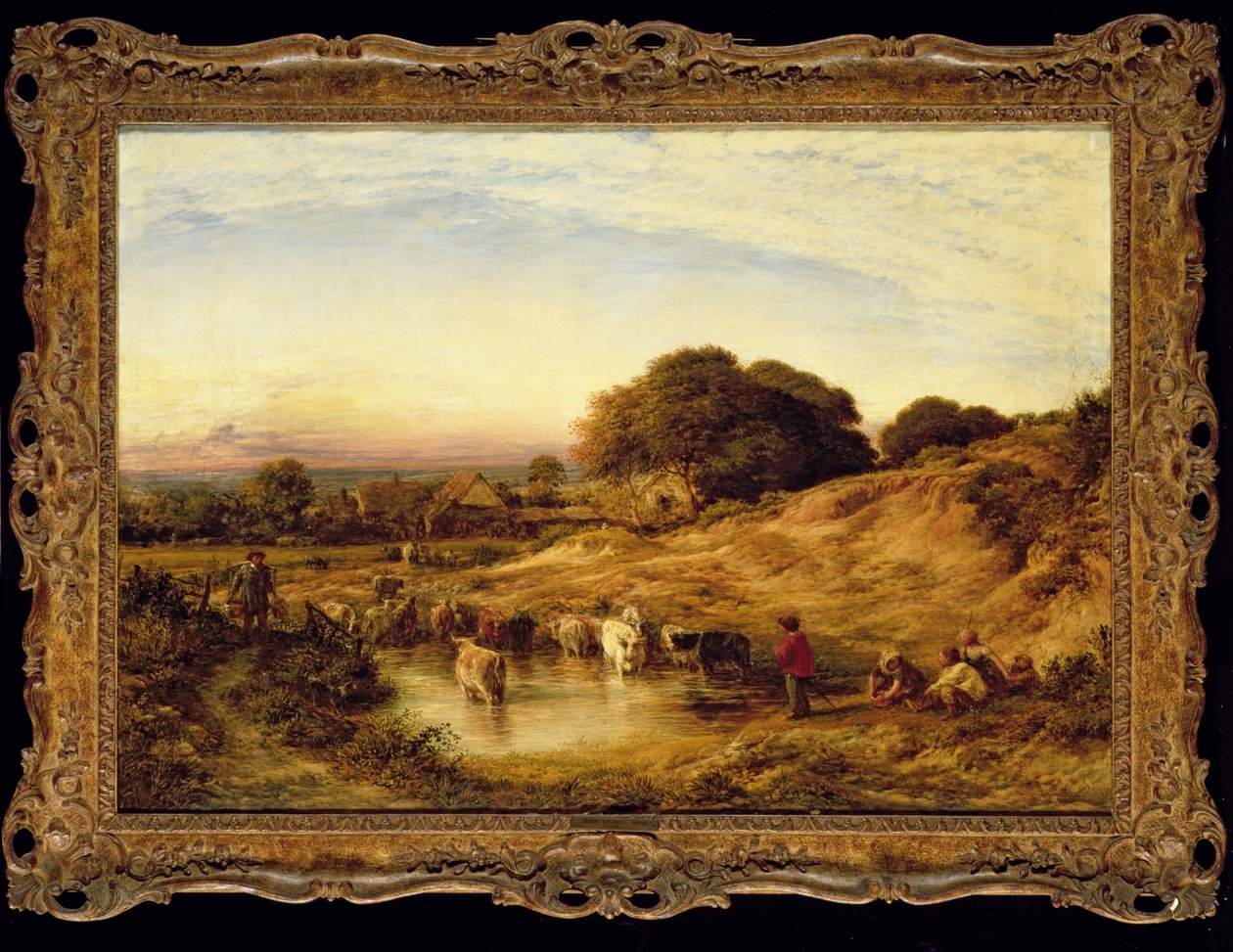 Coucher de soleil, 1860 - John Linnell