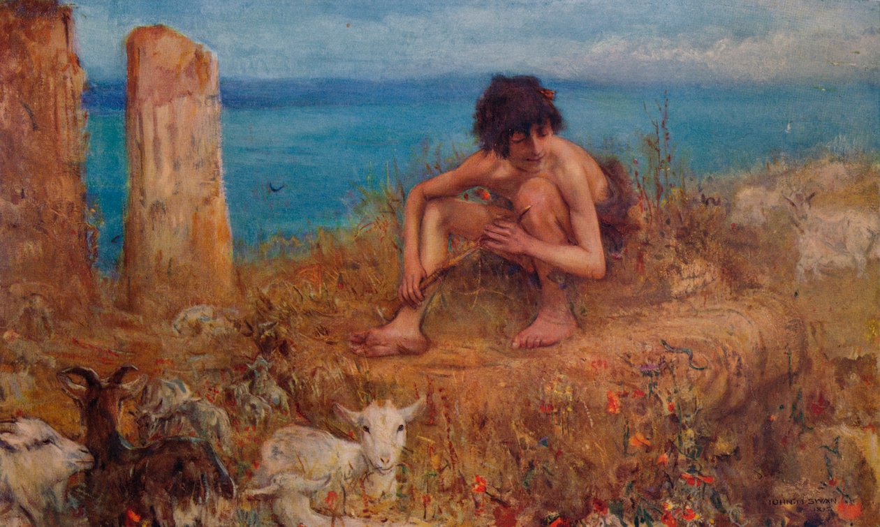 Le chevrier, 1895 - John Macallan Swan