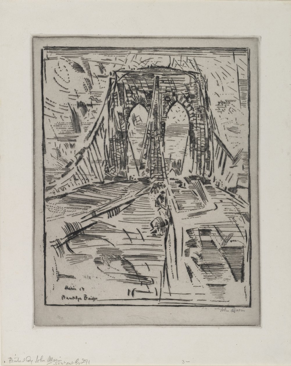 Pont de Brooklyn - John Marin