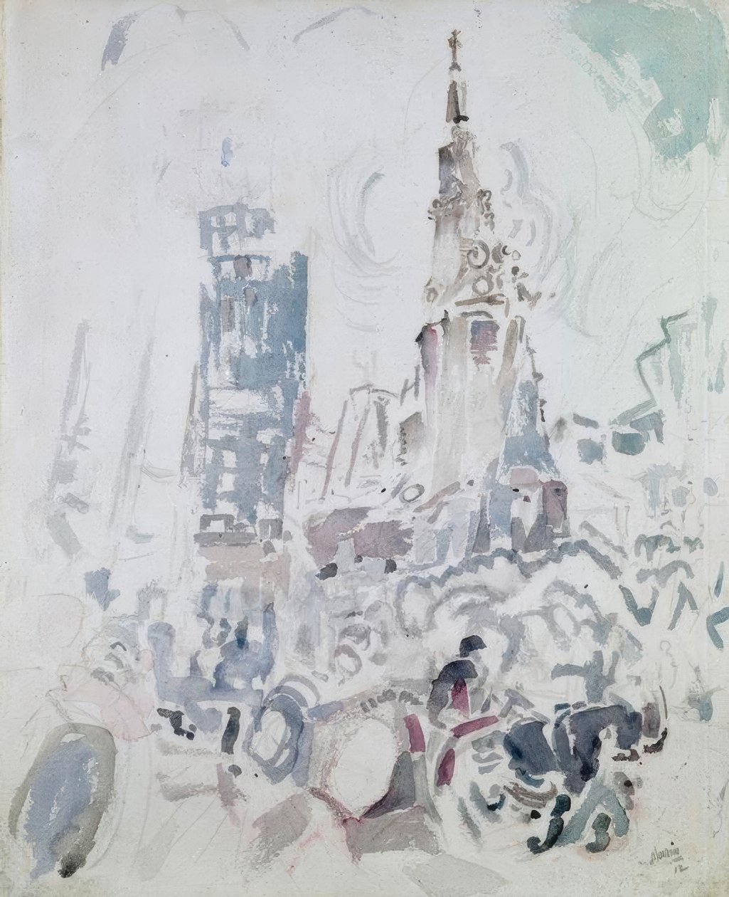 Saint Paul, Lower Manhattan - John Marin
