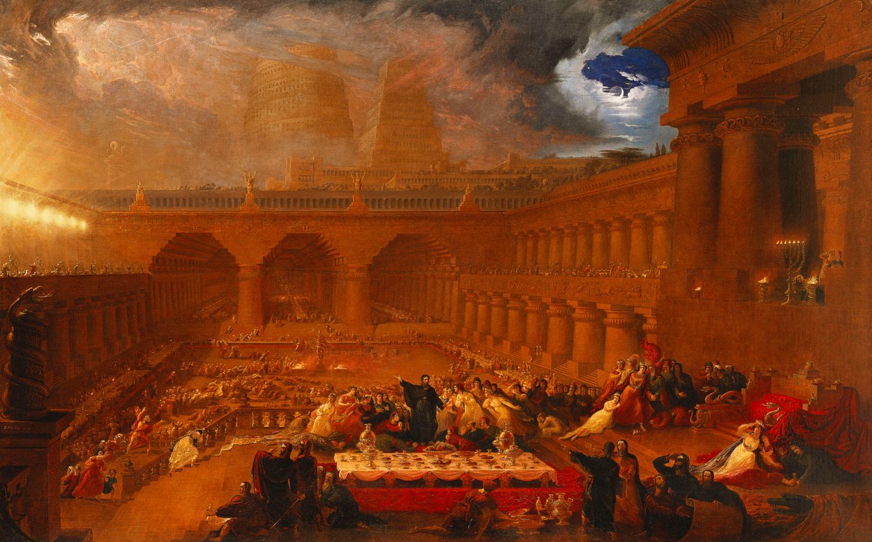 Le Festin de Balthazar, 1820 - John Martin