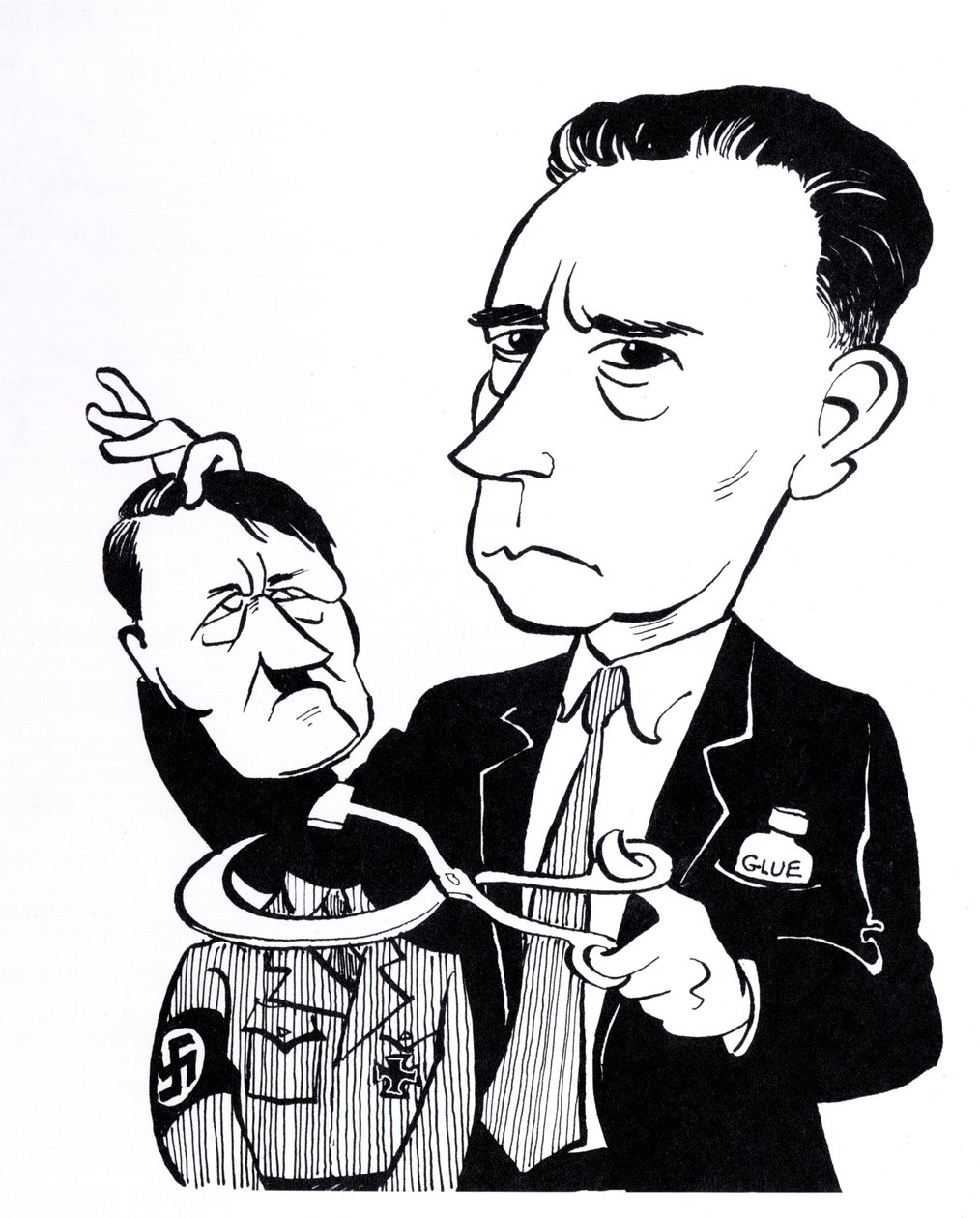 John Heartfield, caricature avec Adolf Hitler - John Minnion