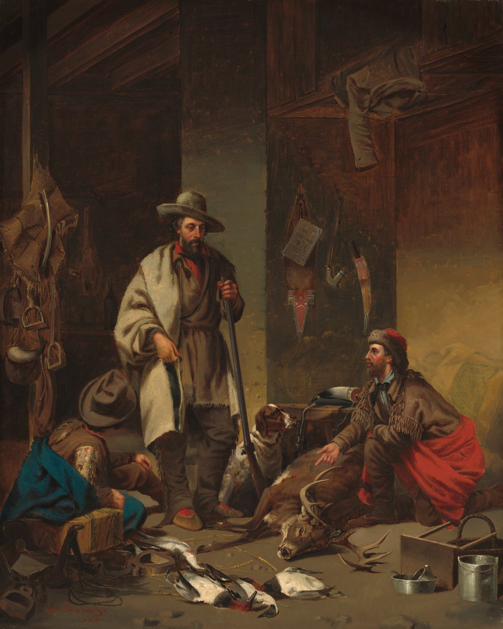 La cabane du trappeur, 1858 - John Mix Stanley