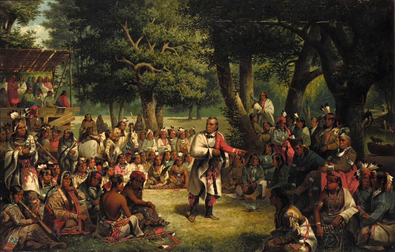 Le procès de Red Jacket - John Mix Stanley