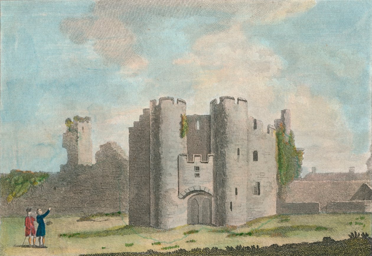 Porte du château de Pembroke, Pembrokeshire, 1785 - John Newton