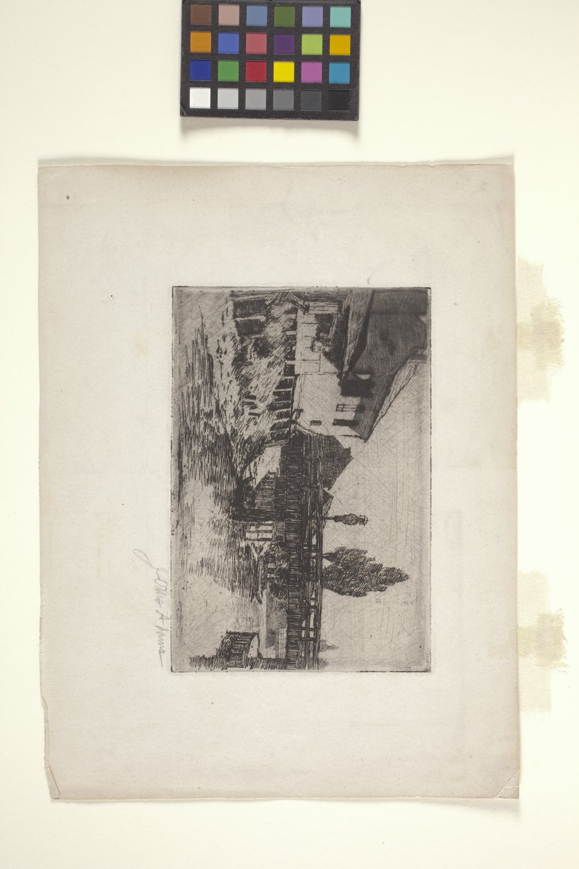 Grange bavaroise et meule de foin - John Otis Adams