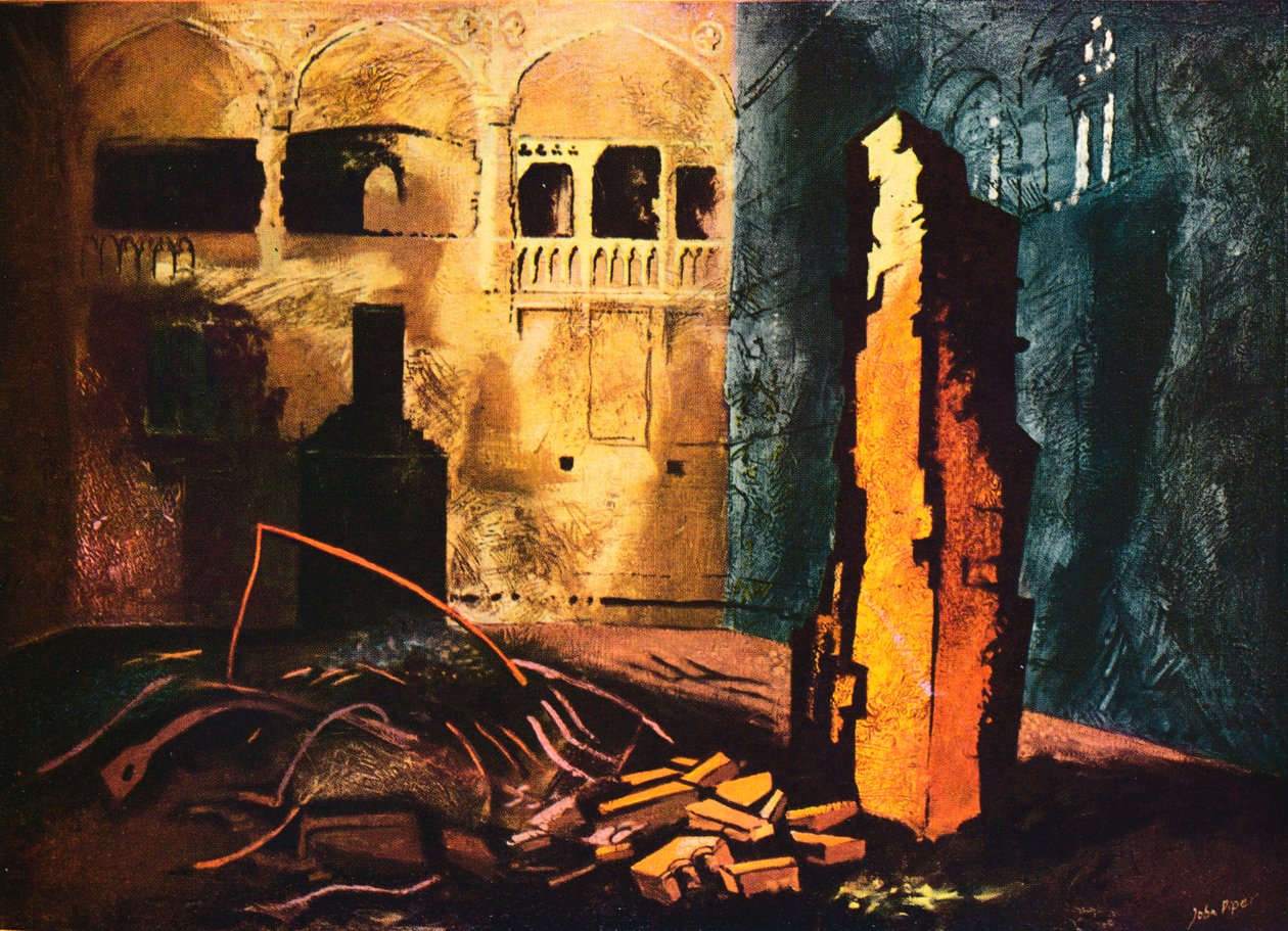 Chambre du conseil, Chambre des communes, 1941 - John Piper